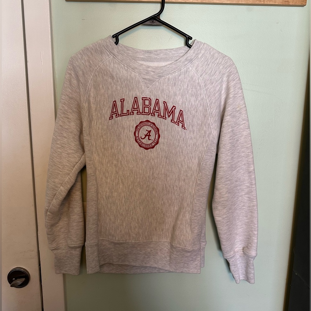 University of Alabama crew neck sweatshirt